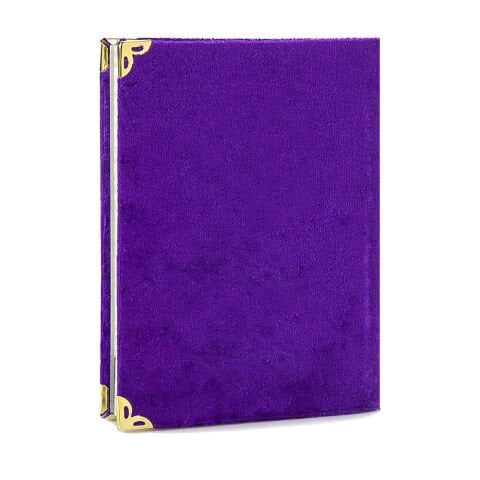 Hediyelik Kadife Kaplı Yasin 128 sayfa - 14x7cm 10 adet