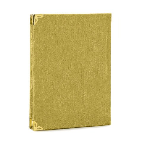 Hediyelik Kadife Kaplı Yasin 128 sayfa - 14x7cm 10 adet Altın