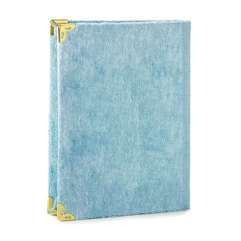 Hediyelik Kadife Kaplı Yasin 128 sayfa - 14x7cm 10 adet Mavi