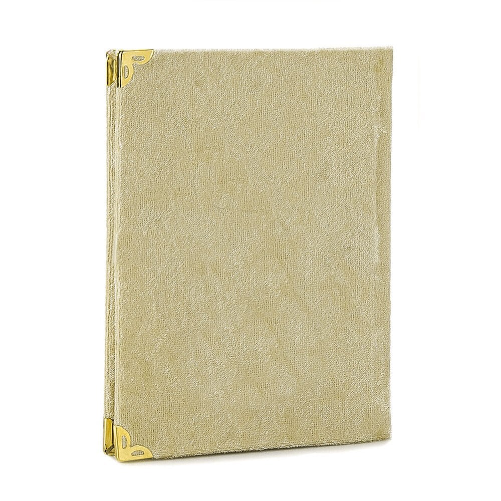 Hediyelik Kadife Kaplı Yasin 128 sayfa - 14x7cm 10 adet Krem