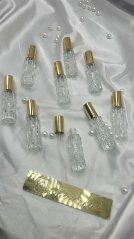 10cc Mini Parmak  Fısfıslı Lüx Cam Şişe