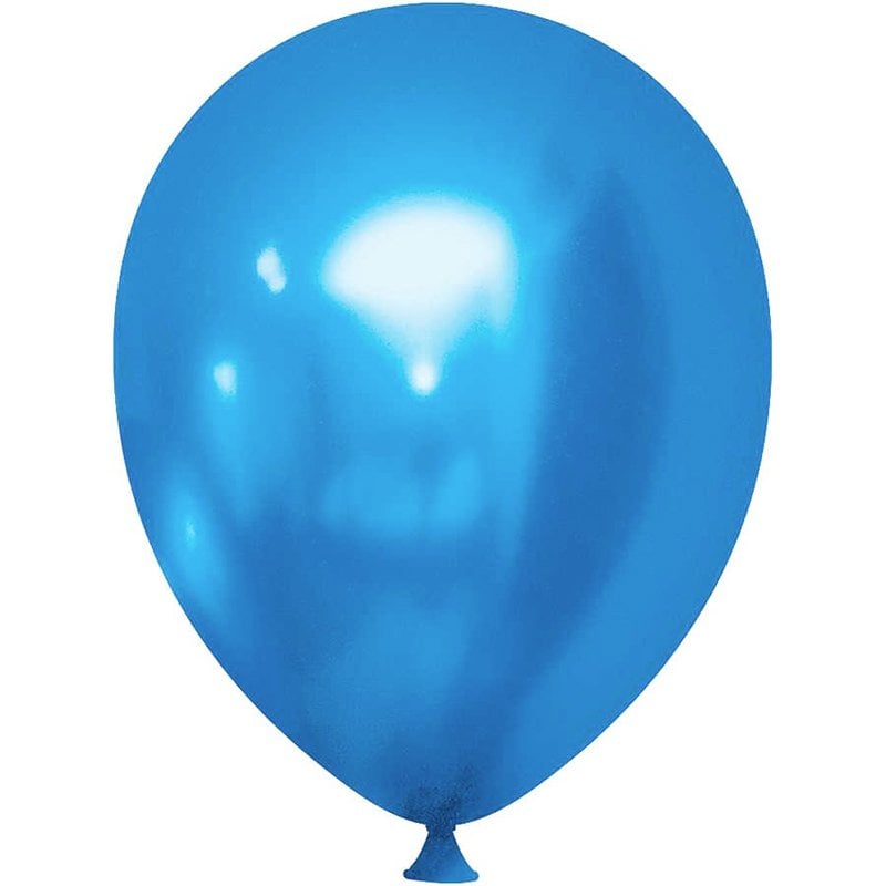 Krom Balon 30cm (10 adet) Mavi