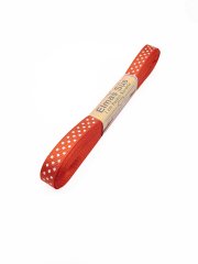 Puantiyeli Grogren Kurdele 1cm Kırmızı