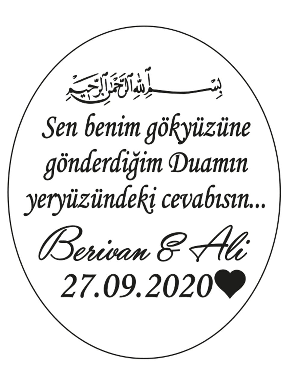 Şeffaf Epoksi Etiket 15