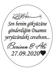 Şeffaf Epoksi Etiket 15