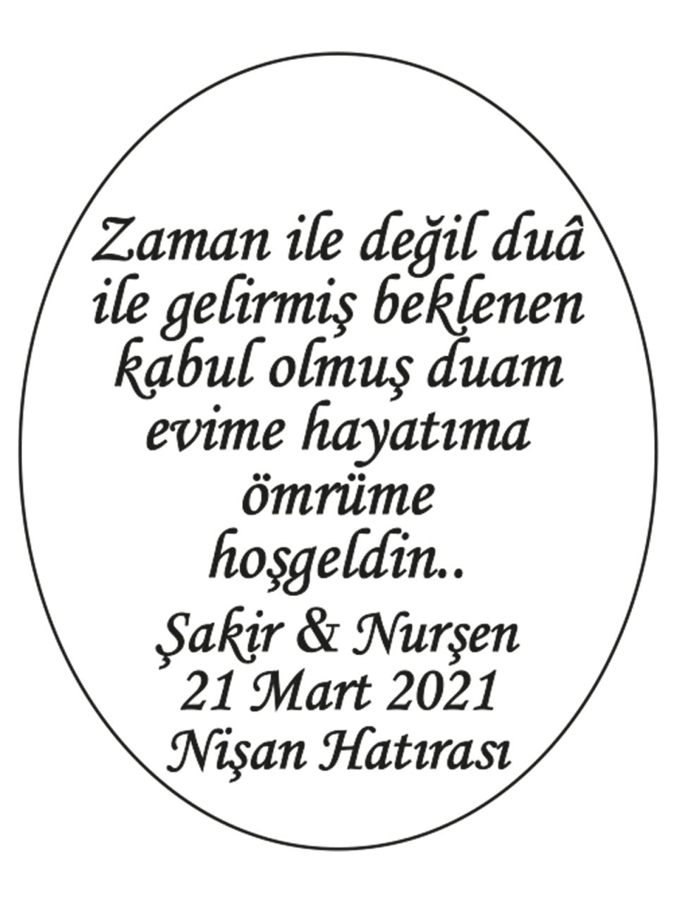 Şeffaf Epoksi Etiket 21