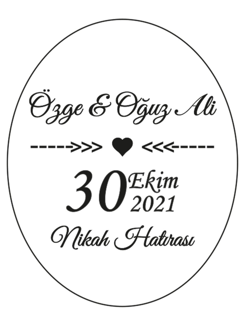 Şeffaf Epoksi Etiket 38