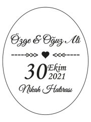 Şeffaf Epoksi Etiket 38