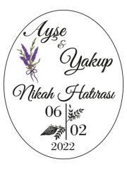 Şeffaf Epoksi Etiket 39
