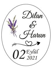 Şeffaf Epoksi Etiket 40
