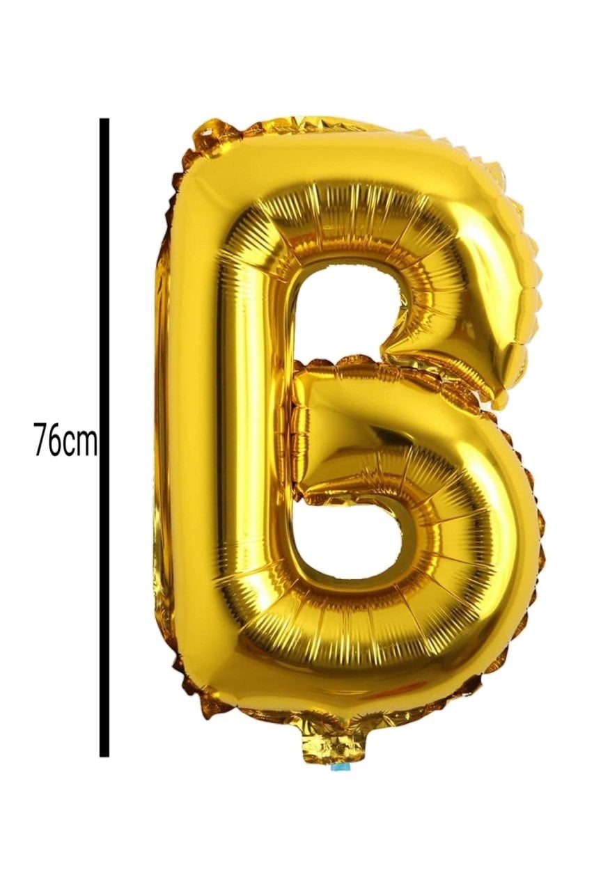 Harf Folyo Balon Altın 76cm B