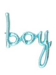 Boy' Yazılı Balon 70cm - Mavi