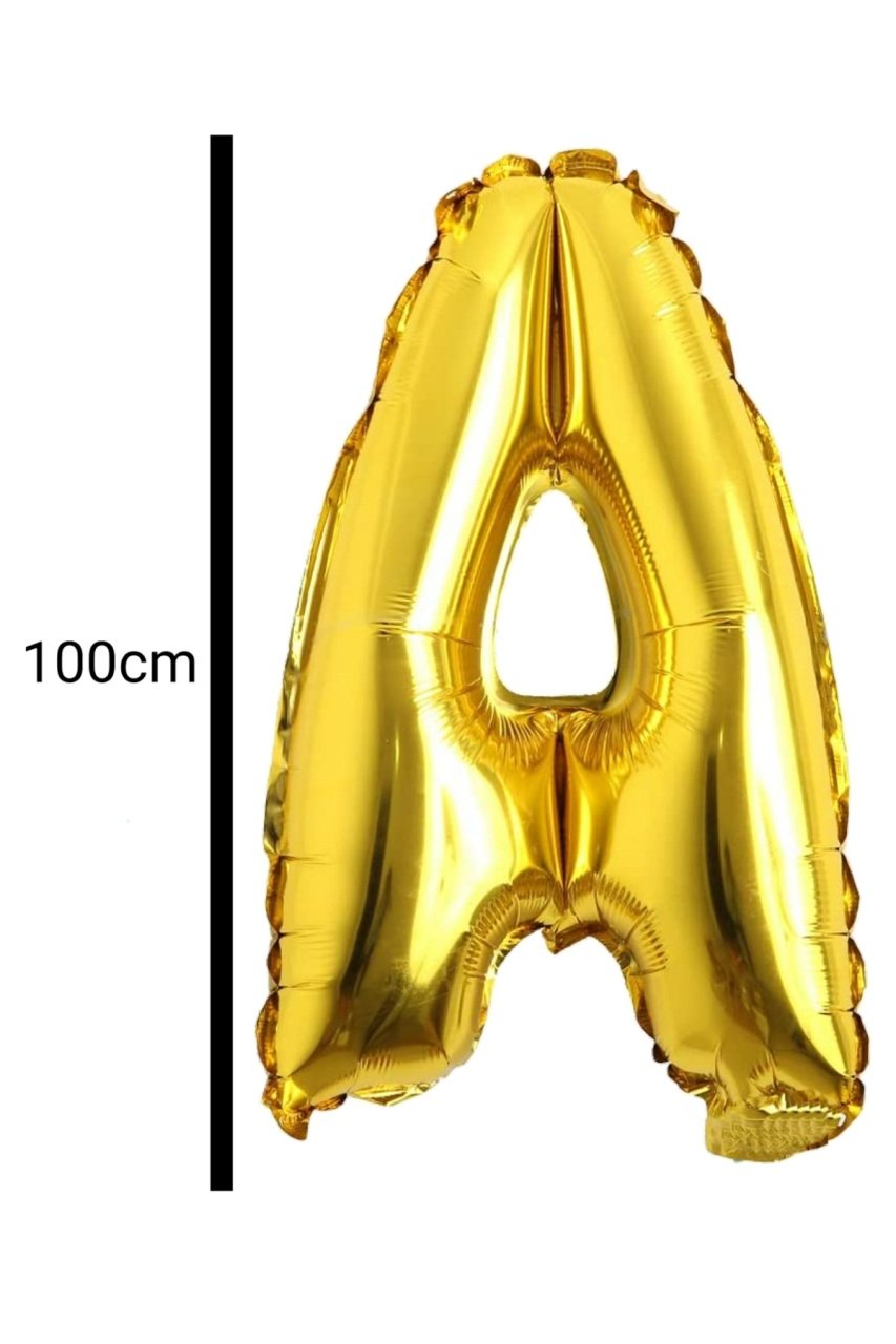 Harf Folyo Balon Altın 100cm A
