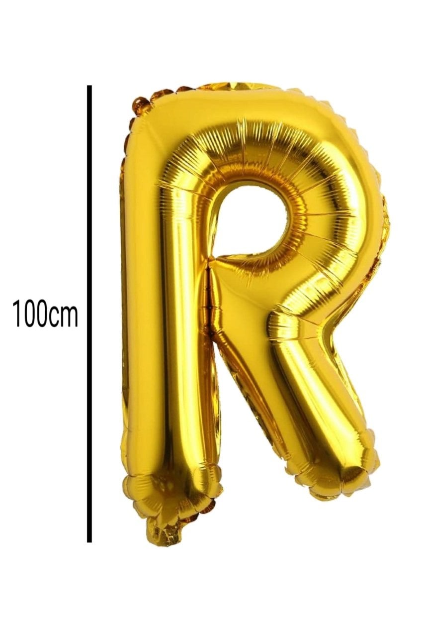 Harf Folyo Balon Altın 100cm R