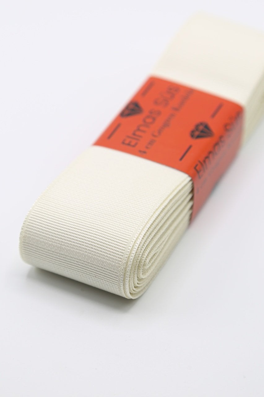 Grogren Kurdele 4cm Krem