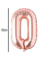Harf Folyo Balon Rose Gold 100cm O