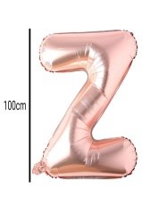 Harf Folyo Balon Rose Gold 100cm Z