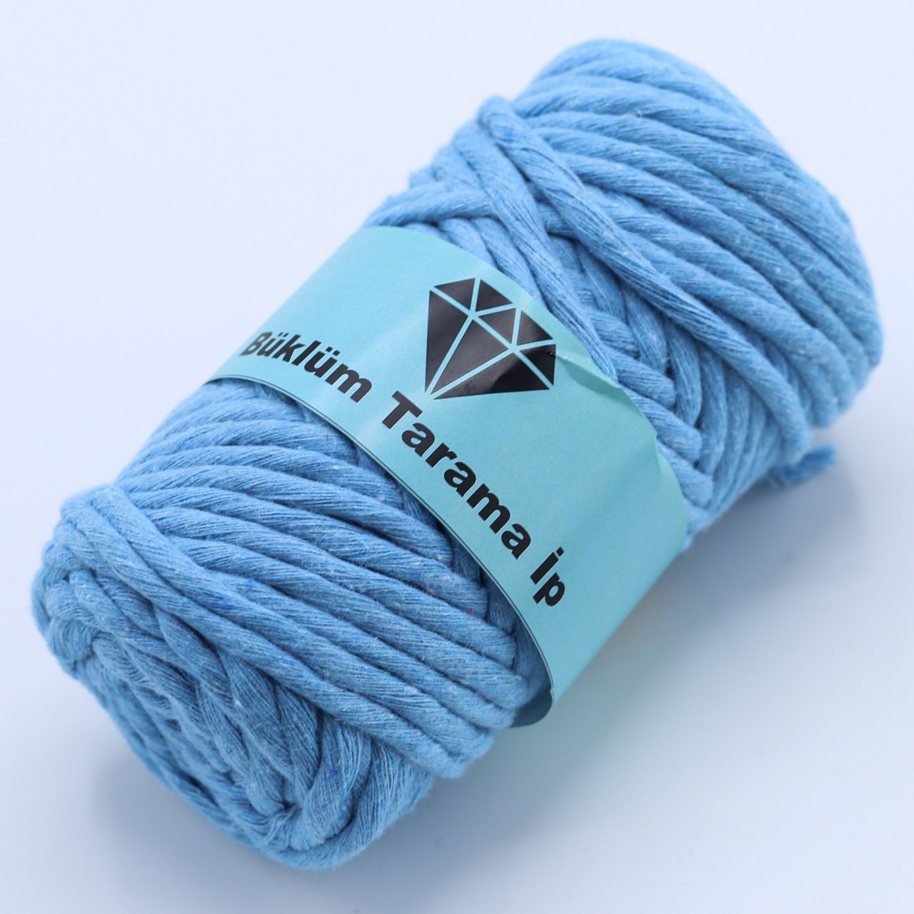 Tek Büküm Makrome İpi (5mm - 250gr) Koyu Turkuaz