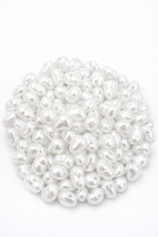 Yamuk İnci Boncuk 500gr Krem