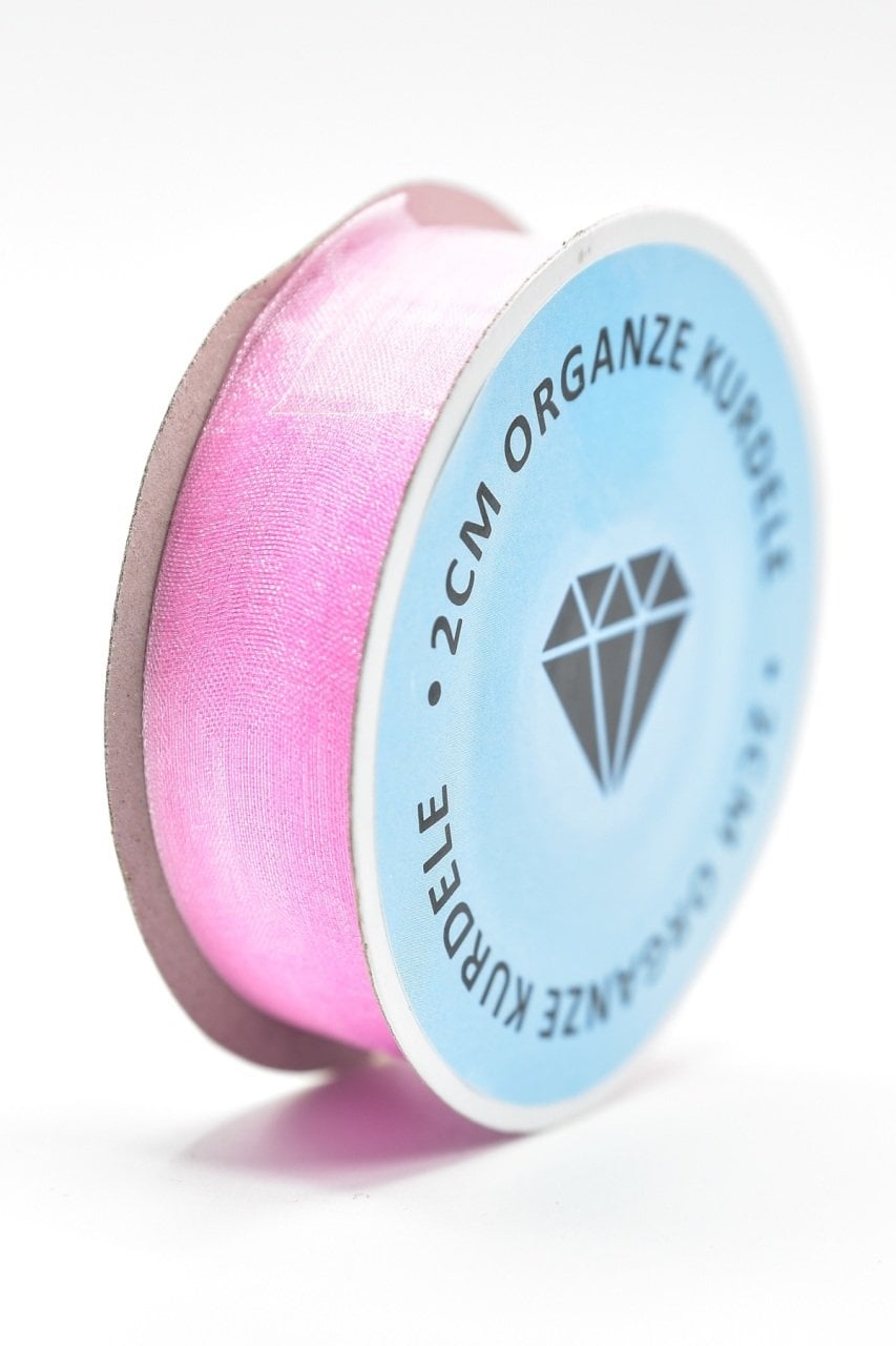 Organze Kurdele 2cm Pembe