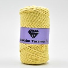 Tek Büküm Makrome İpi (3mm - 250gr) Sarı