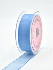 Şifon Kurdele 2.5cm Mavi