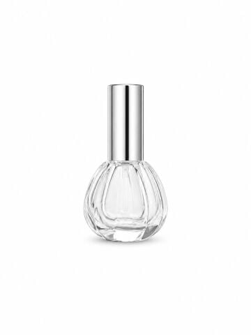 Kristal  Fısfıs Cam Şişe 10 ml Gümüş