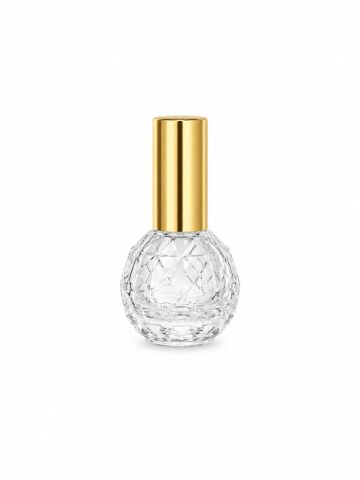 Yuvarlak Kristal  Fısfıs Cam Şişe 10 ml