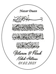 Hediye Şeffaf Epoksi Etiket 8