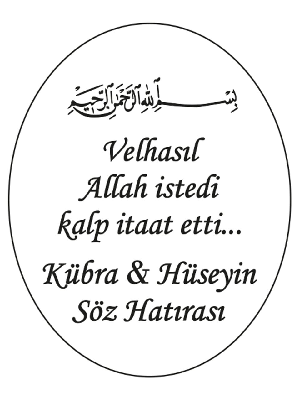 Hediye Şeffaf Epoksi Etiket 10