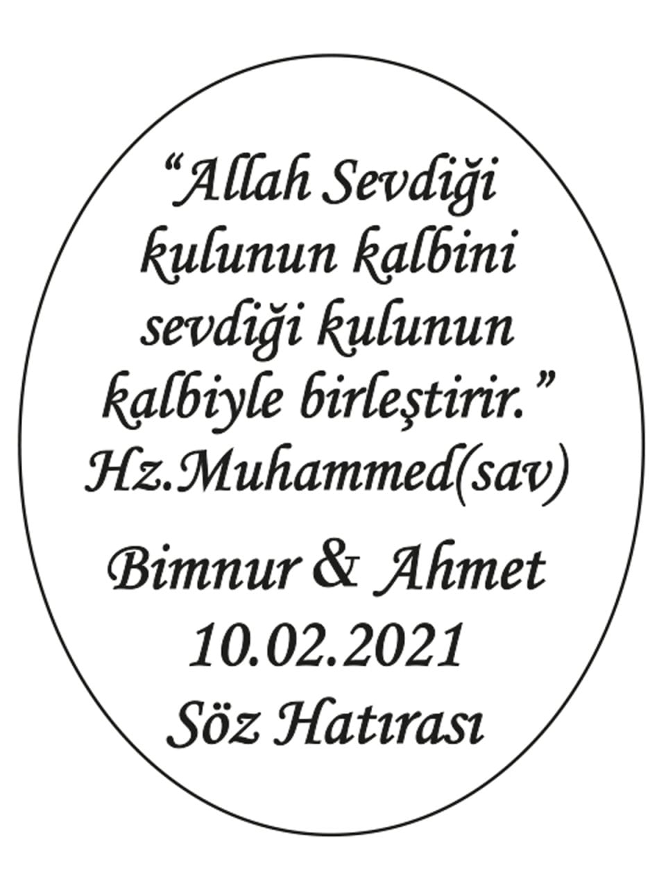 Hediye Şeffaf Epoksi Etiket 13