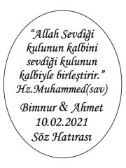 Hediye Şeffaf Epoksi Etiket 13