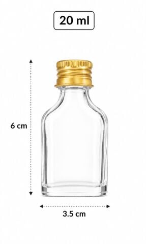 20 ml Metal Kapaklı Şişe
