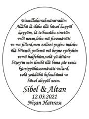 Hediye Şeffaf Epoksi Etiket 20