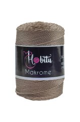 Polyester Makrome El Örgü ipi Bej