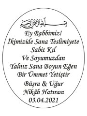 Hediye Şeffaf Epoksi Etiket 27
