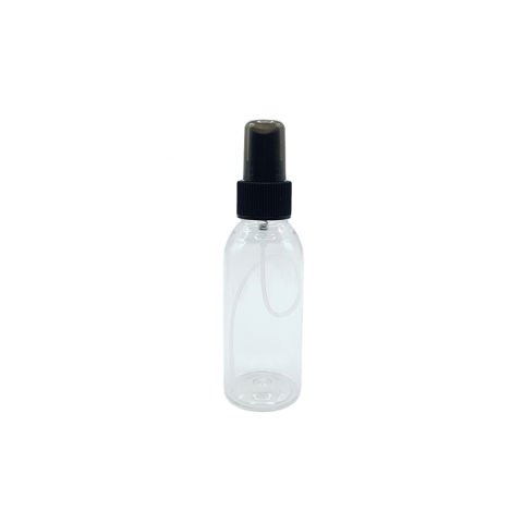 Plastik Kolonya Fısfıslı Şişe Siyah - 50cc