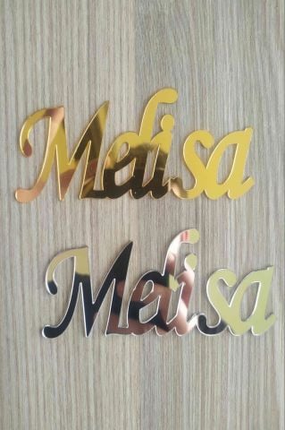Pleksi isim (5x3) 25 adet