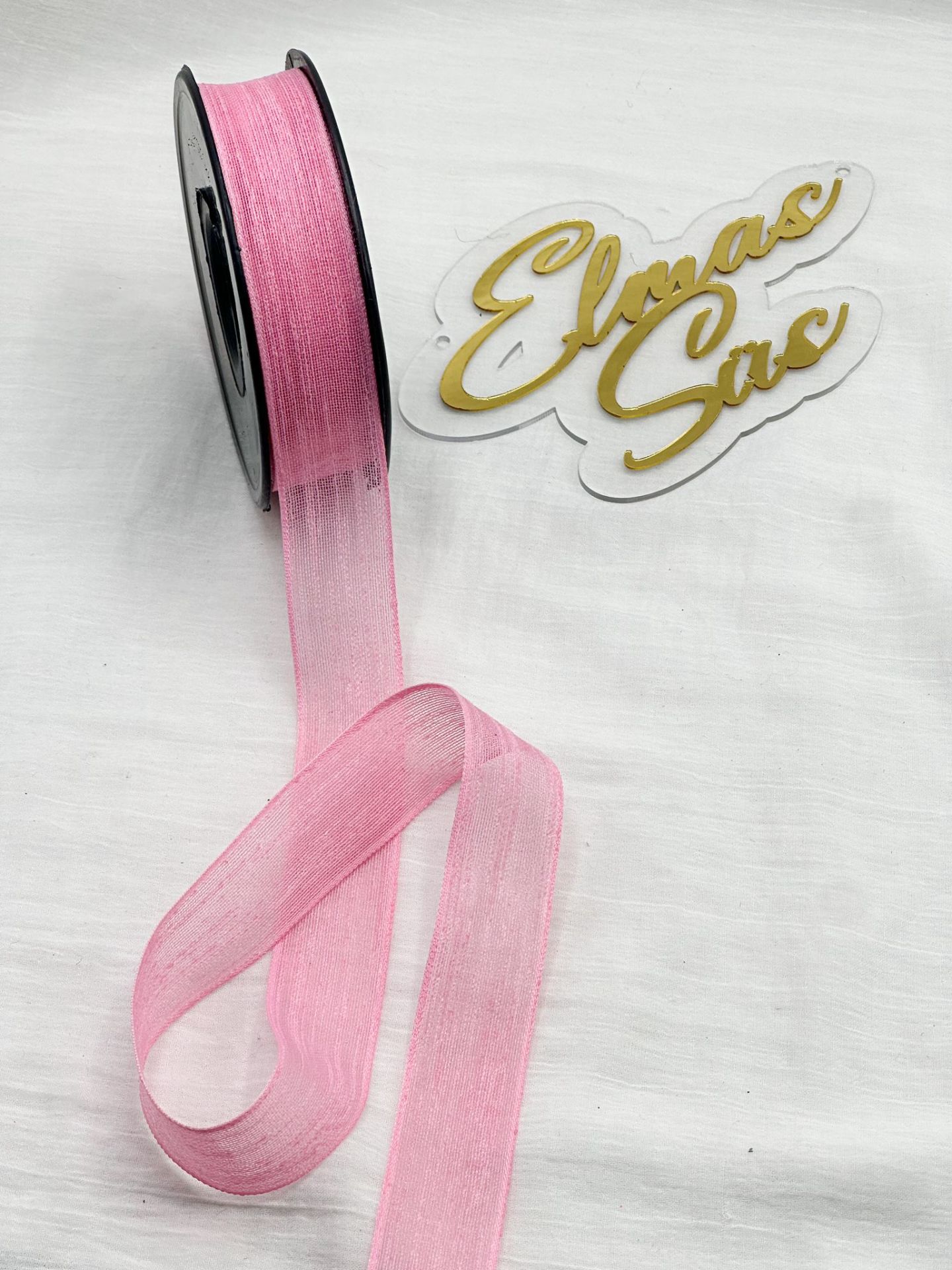 Nopel Keten Kurdele (2.5 cm 20 mt) Pembe