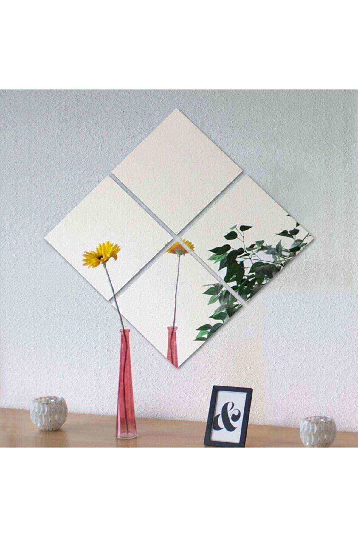 Ayna Görünümlü 10 Parça Pleksi 14cm