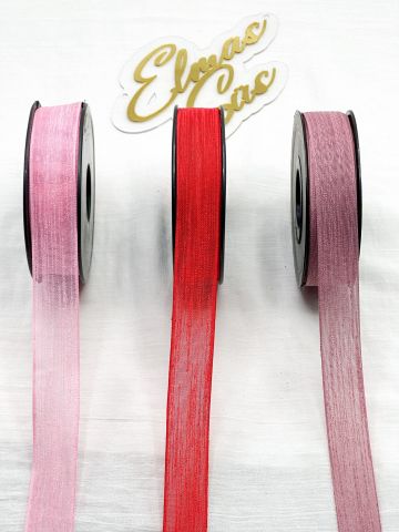 Nopel Keten Kurdele (2.5 cm 20 mt) Gül Kurusu