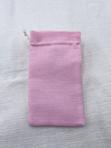 Keten Kese - 10 adet Pembe