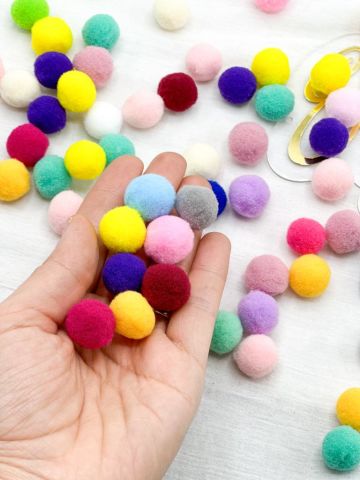 Peluş Ponpon Karışık