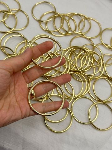 Hediyelik Yuvarlak  Metal Halka    50 adet