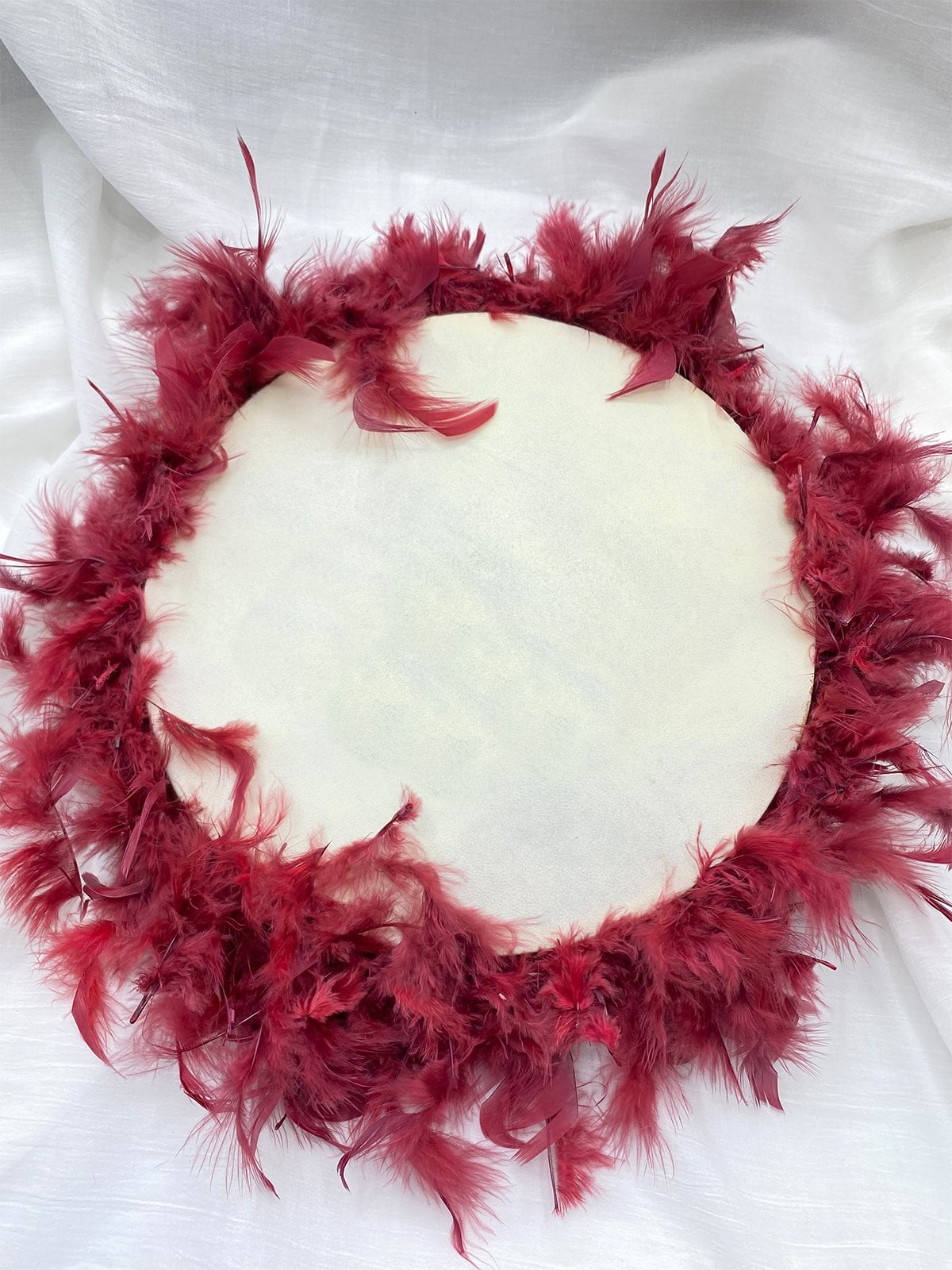 Otrişli Deri Tef 27cm Bordo