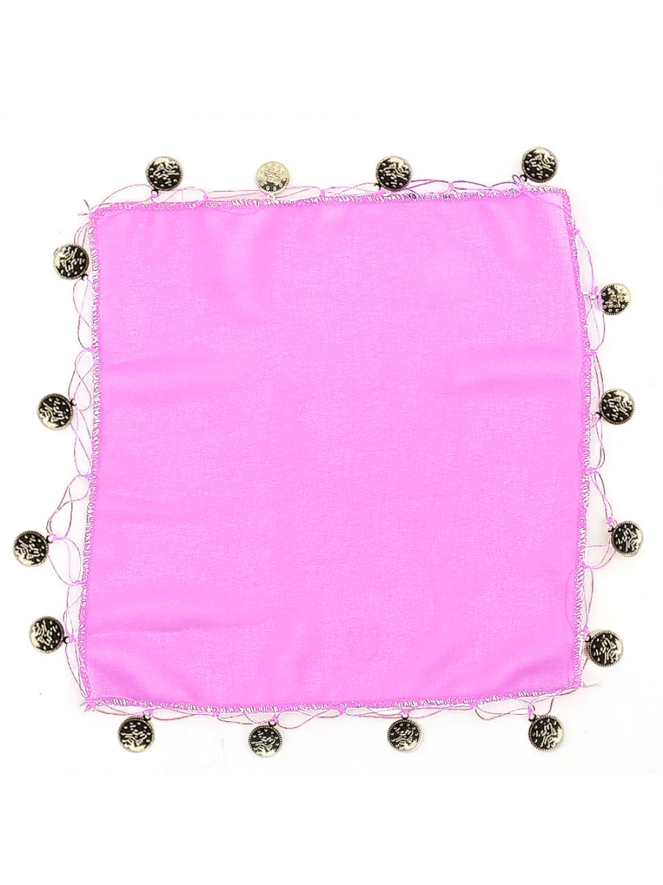 Şifon Halay Mendili 25x25 (10 adet) Pembe