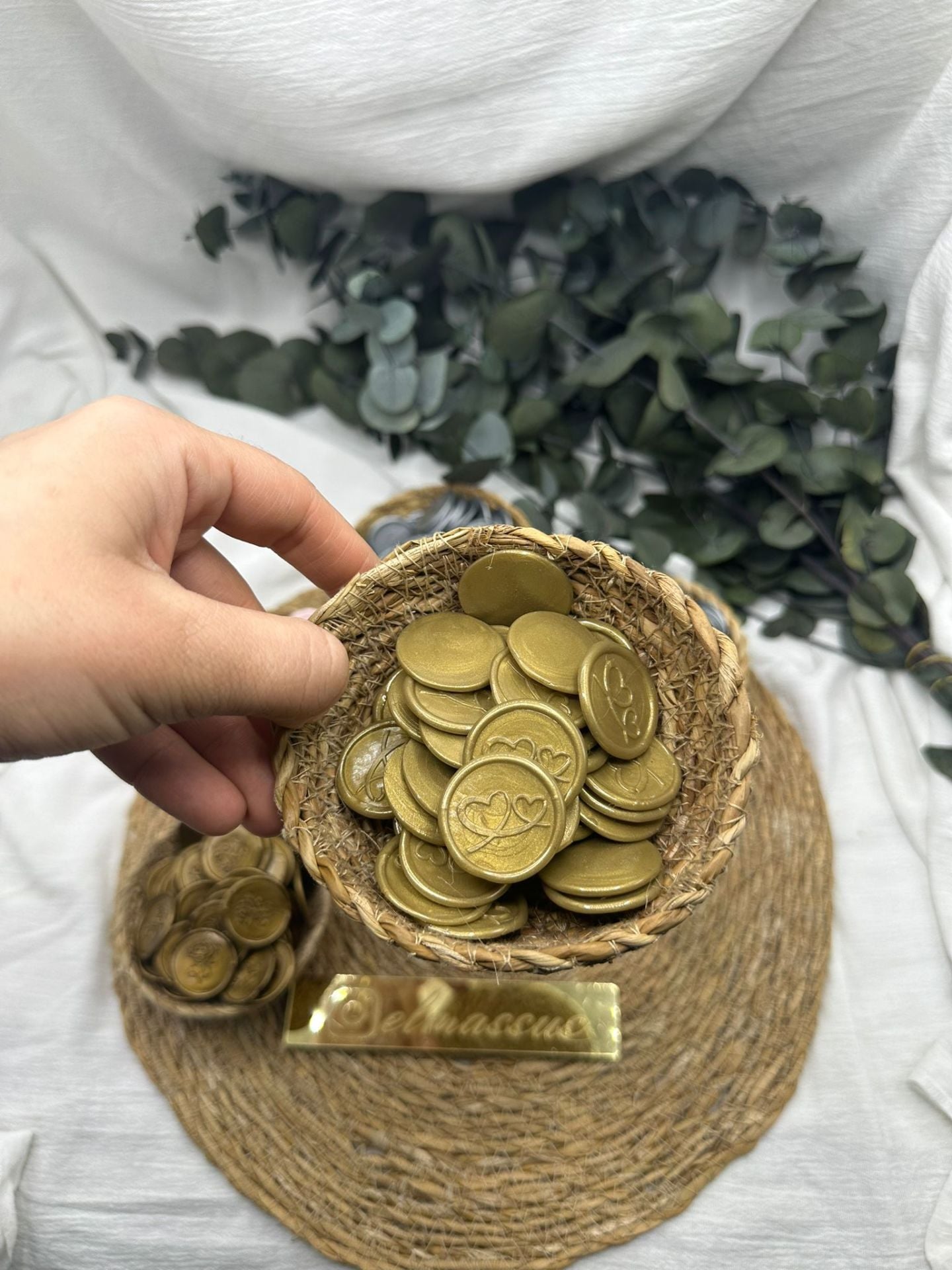 Mühür 100 adet Gold Kalpli