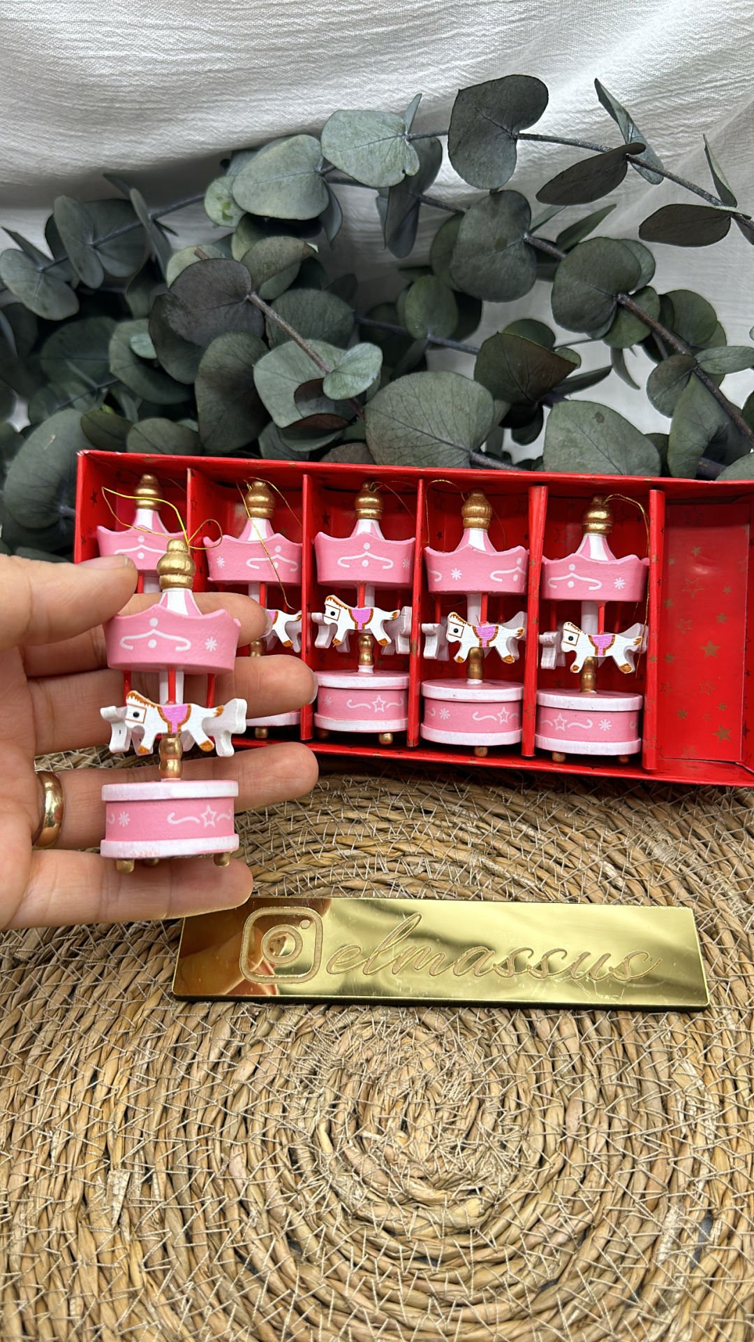 Atlı Karınca (6adet) 8x4 Pembe