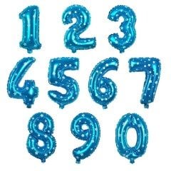 Rakam Folyo Balon Mavi 36cm