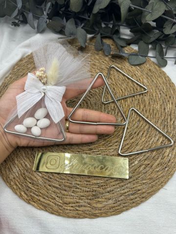 Üçgen Demir  50 adet (8cm)